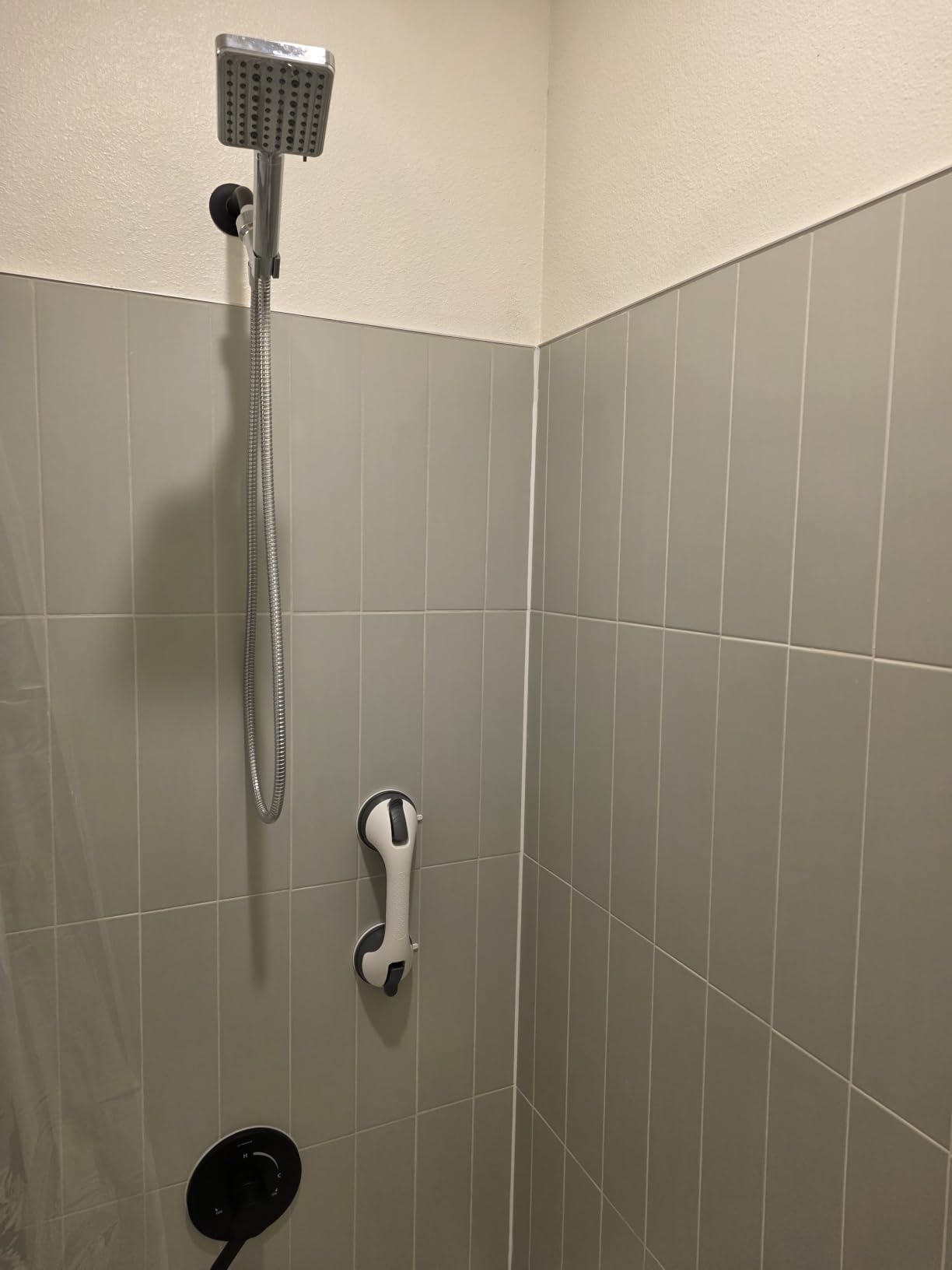 2PK Grab Bars for Shower Handle, Elderly Assistance Products, Grey customer photo 2