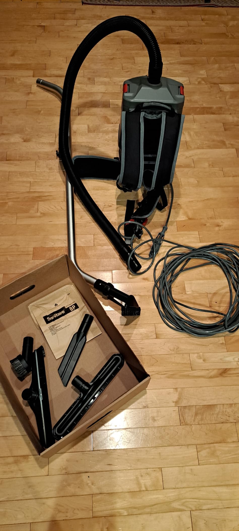 Sanitaire Transport Corded Backpack Vacuum, SC570A customer photo 1