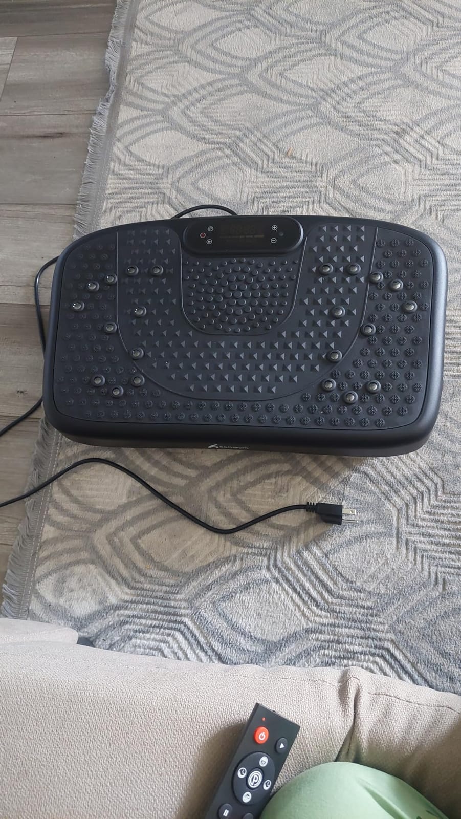 SoftGym Vibration Plate Exercise Machine for Lymphatic Drainage & Fitness customer photo 1