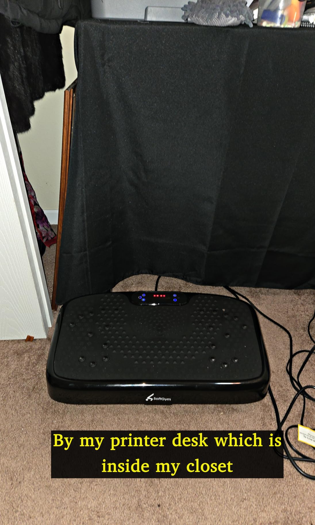 SoftGym Vibration Plate Exercise Machine for Lymphatic Drainage & Fitness customer photo 2