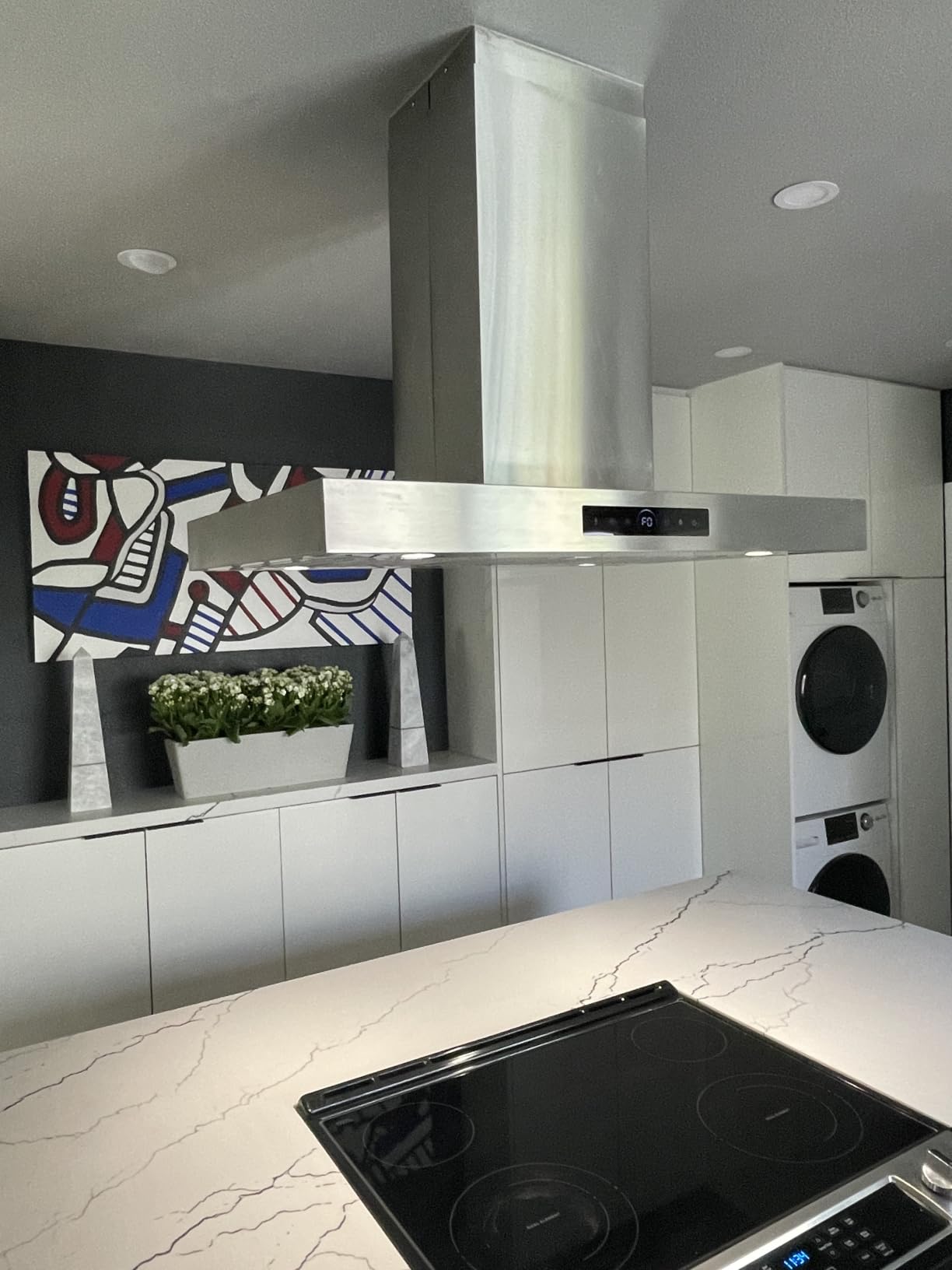 36 inch Range Hood Wall Mount, 1200 CFM Stainless Steel Stove Vent Hoods customer photo 1
