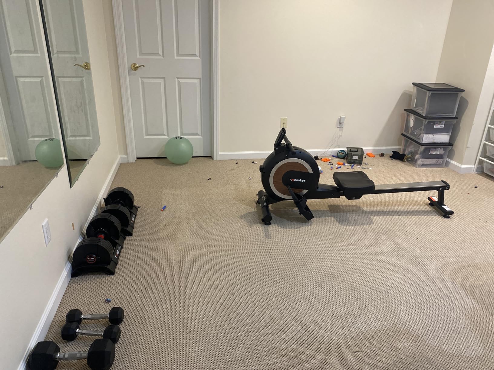 Wenoker Magnetic Rowing Machine for Home,Quiet & Smooth,Full Body Workout customer photo 1
