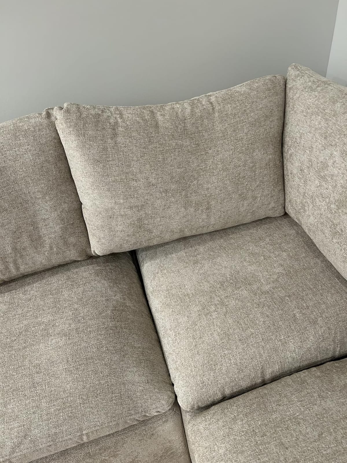 CHITA Breakfast Nook Bench with Storage, Banquette Seating, 4 Seats, Linen customer photo 1