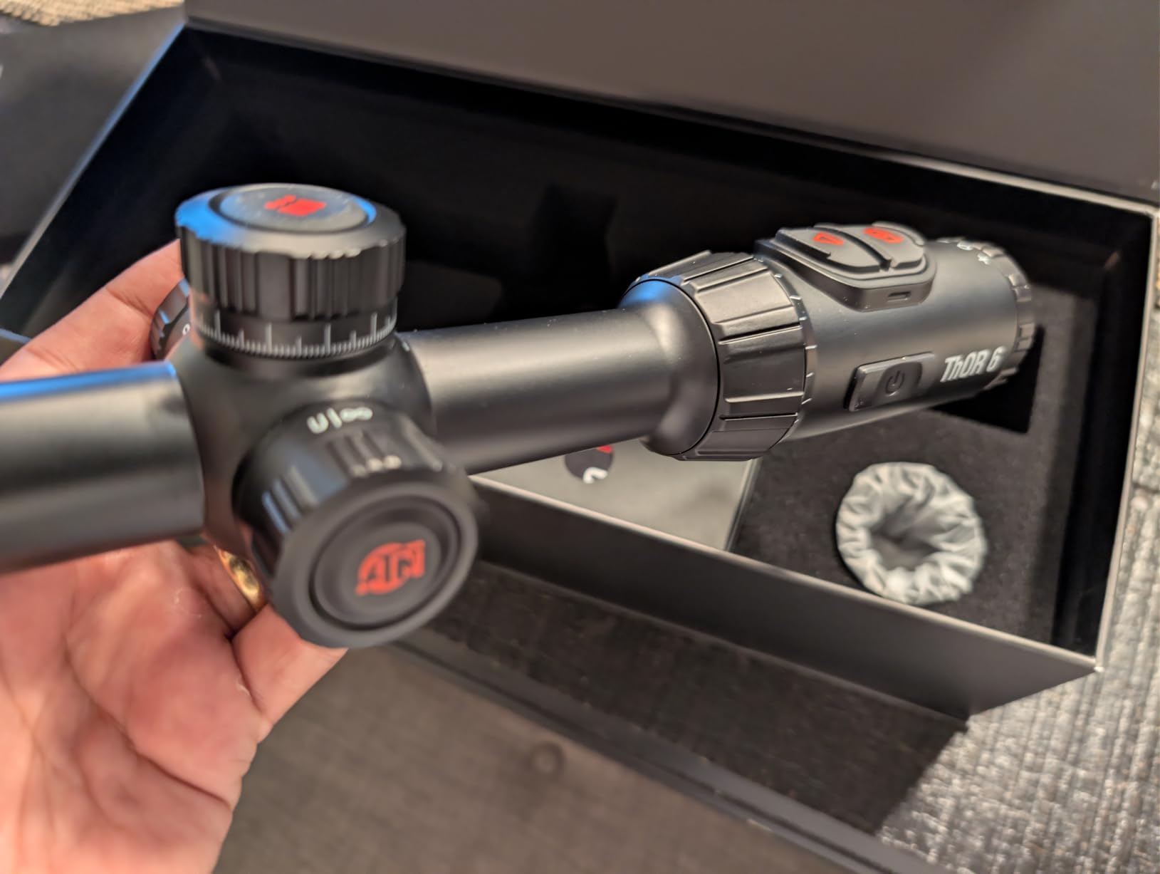 ATN Thor 6 Elite Thermal Rifle Scope, 640x512 LRF, 2-16x, Long Range Coyote customer photo 1