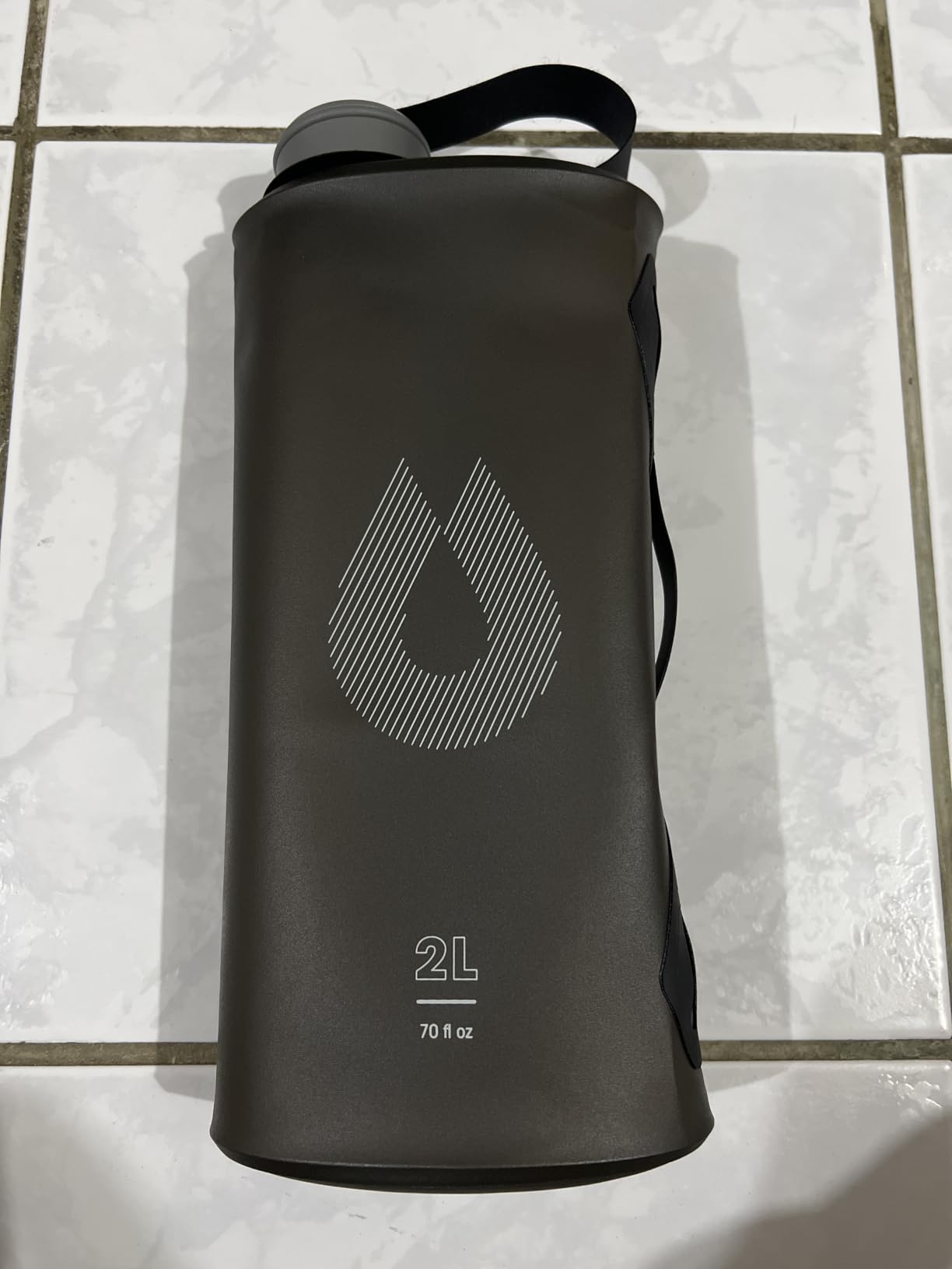 HydraPak Seeker Collapsible Camping Water Storage (2L, Sage Green) customer photo 1