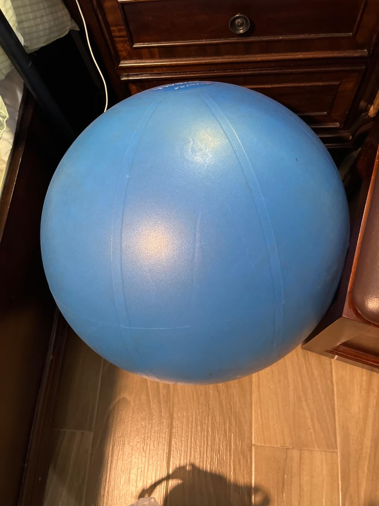 Exercise Ball – Yoga Ball for Pilates & Fitness - Birthing for Pregnancy, Stability, Core, Balance, Therapy for Physical Rehab, Workout for Home Gym & Office Chair, Fast Pump Included customer photo 1