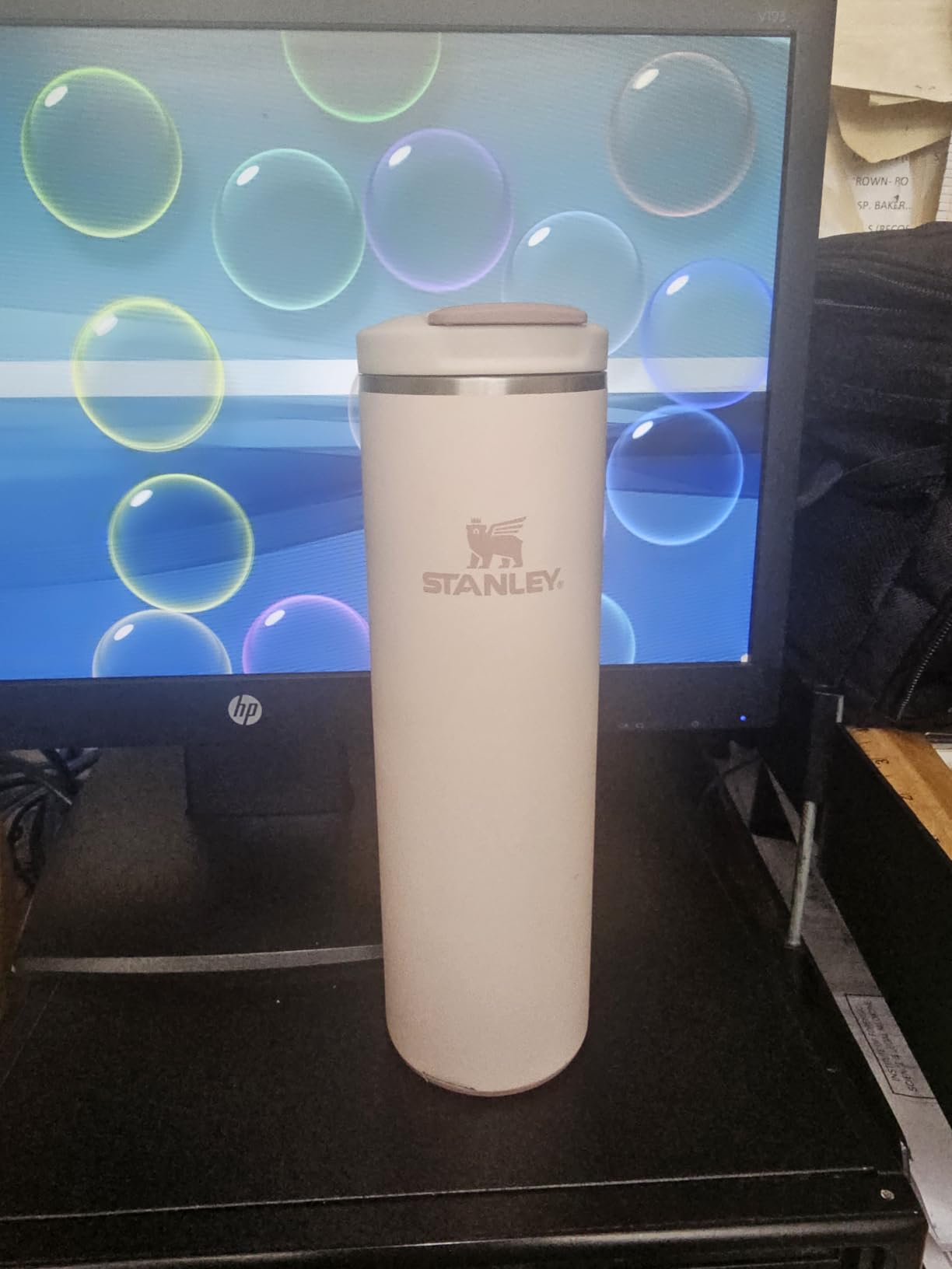 STANLEY Transit FlipTop Mug | Leakproof Coffee Travel Cup | Vacuum Insulated Stainless Steel | Stays Hot or Cold for Hours | BPA-Free | 20 oz | Ash customer photo 2