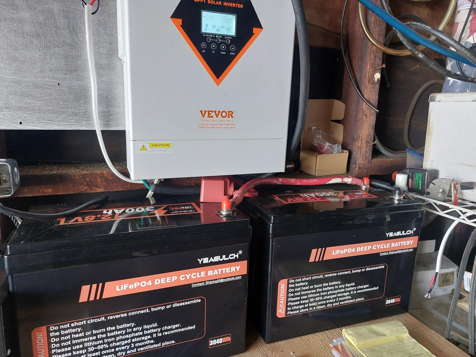 Upgrade 12V 150Ah LiFePO4 Lithium Battery 100A BMS 15000+ Deep Cycle | 1920Wh Rechargable Low Temp Cut Off Lithium Battery for Camping, Solar, RV, Marine, Off-Grid Applications customer photo 2