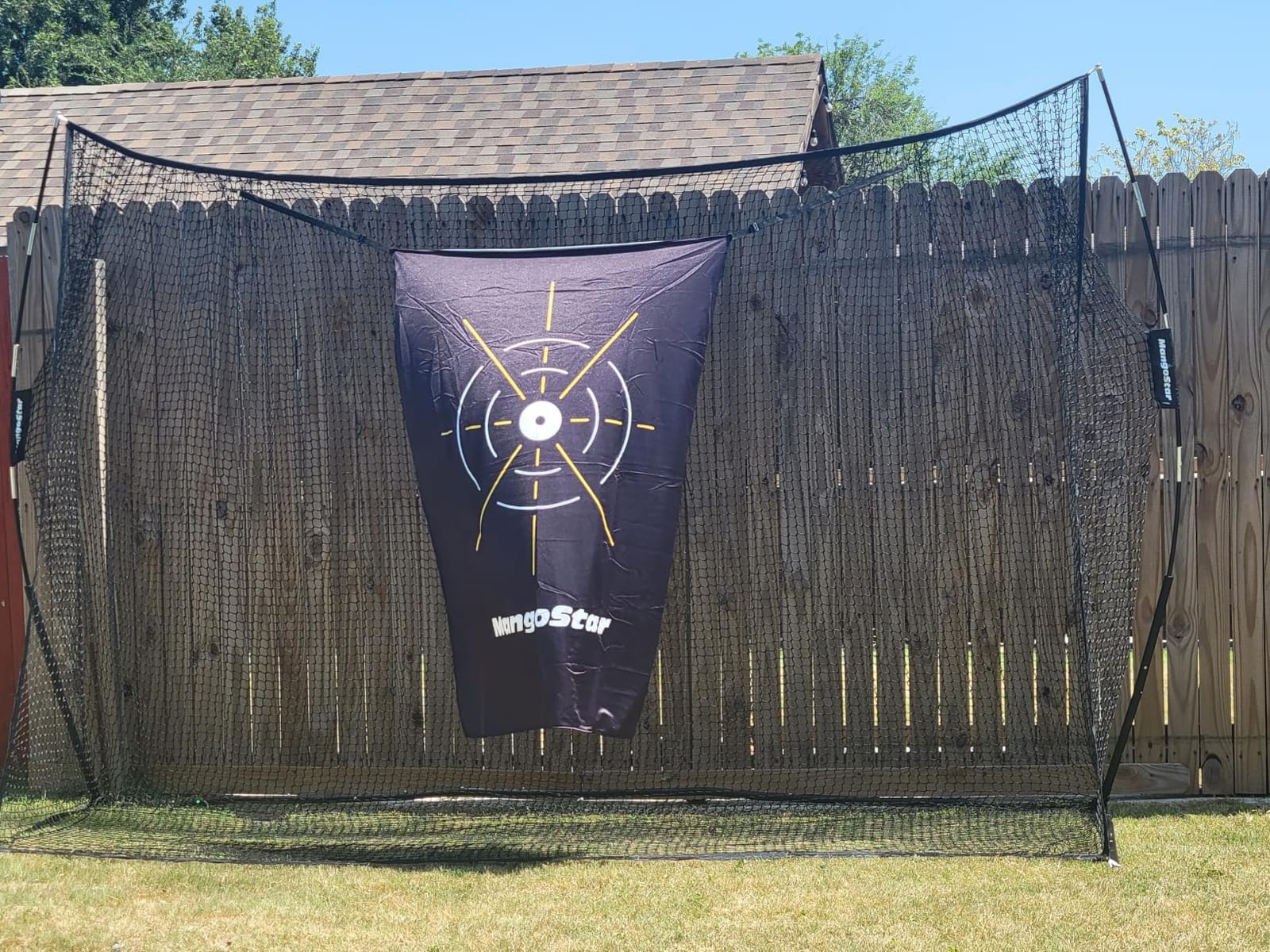 Mangostar Golf Net, 10x7ft Heavy Duty Golf Practice Net for Backyard customer photo 2