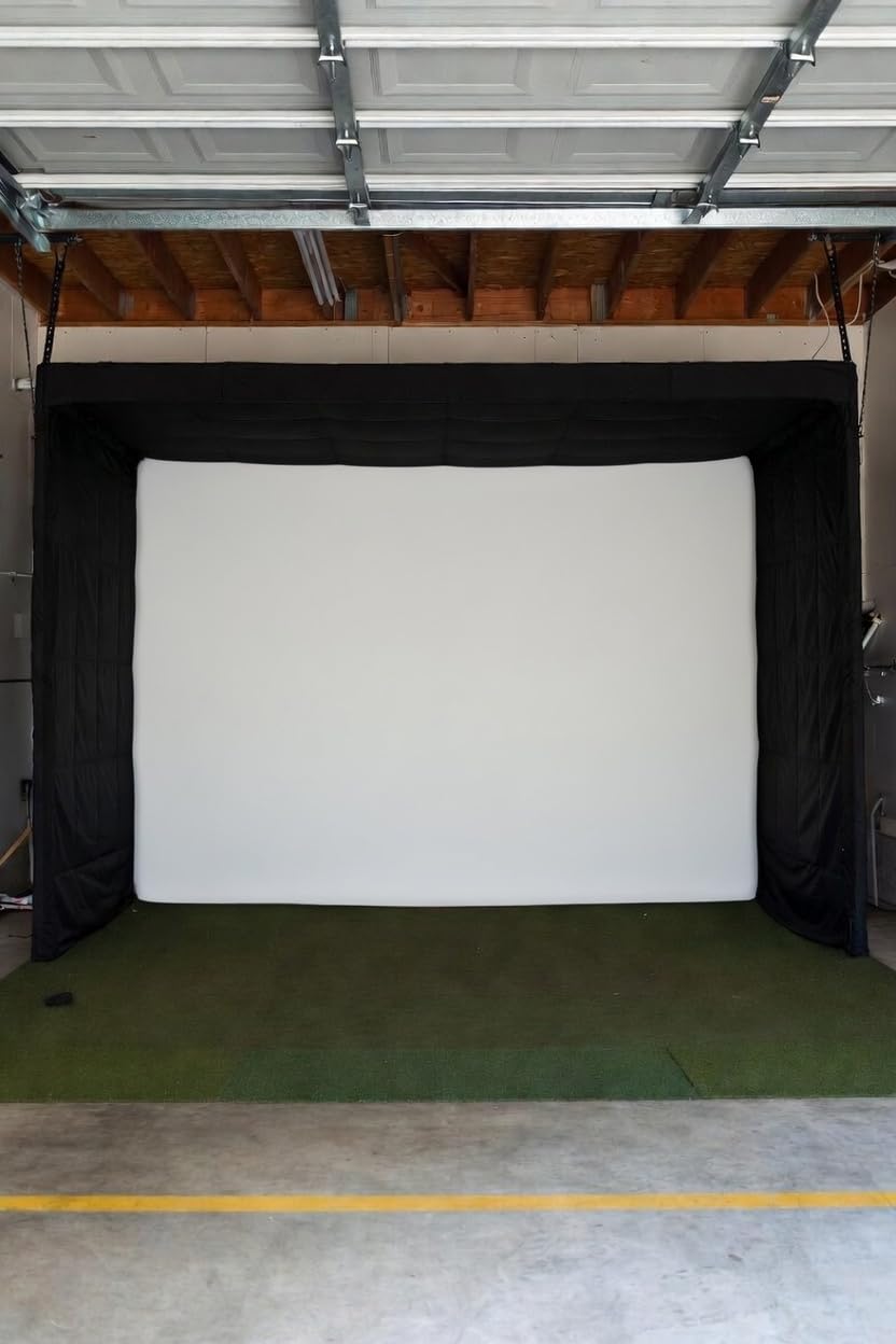 ZEALFEEL 9x7ft Golf Simulator Impact Screen with 10 Bungee Cords customer photo 1