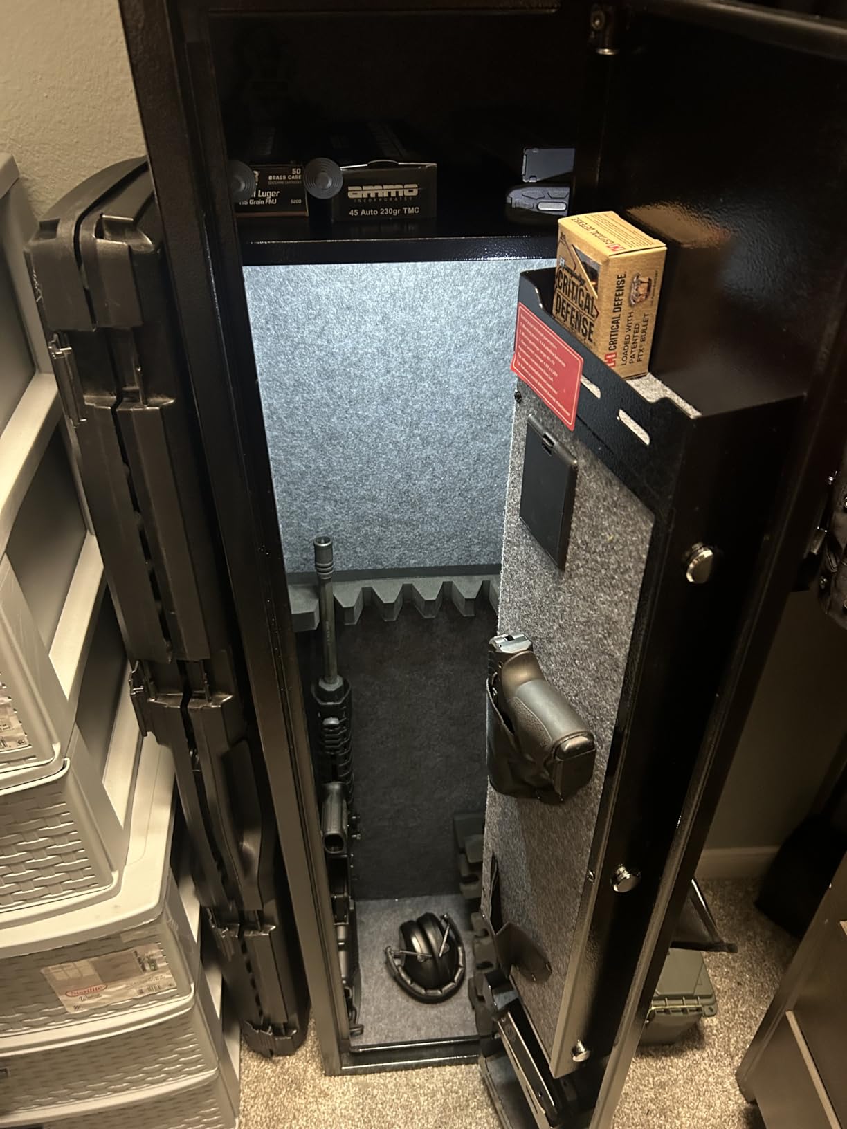 Bonusall 12-15 White Gun Safe for Rifles,Fireproof Gun Safe for Rifles and Pistols,Rifle Safes for Home with Digital Keypad,Adjustable Shelves & Handgun Pockets-White customer photo 1