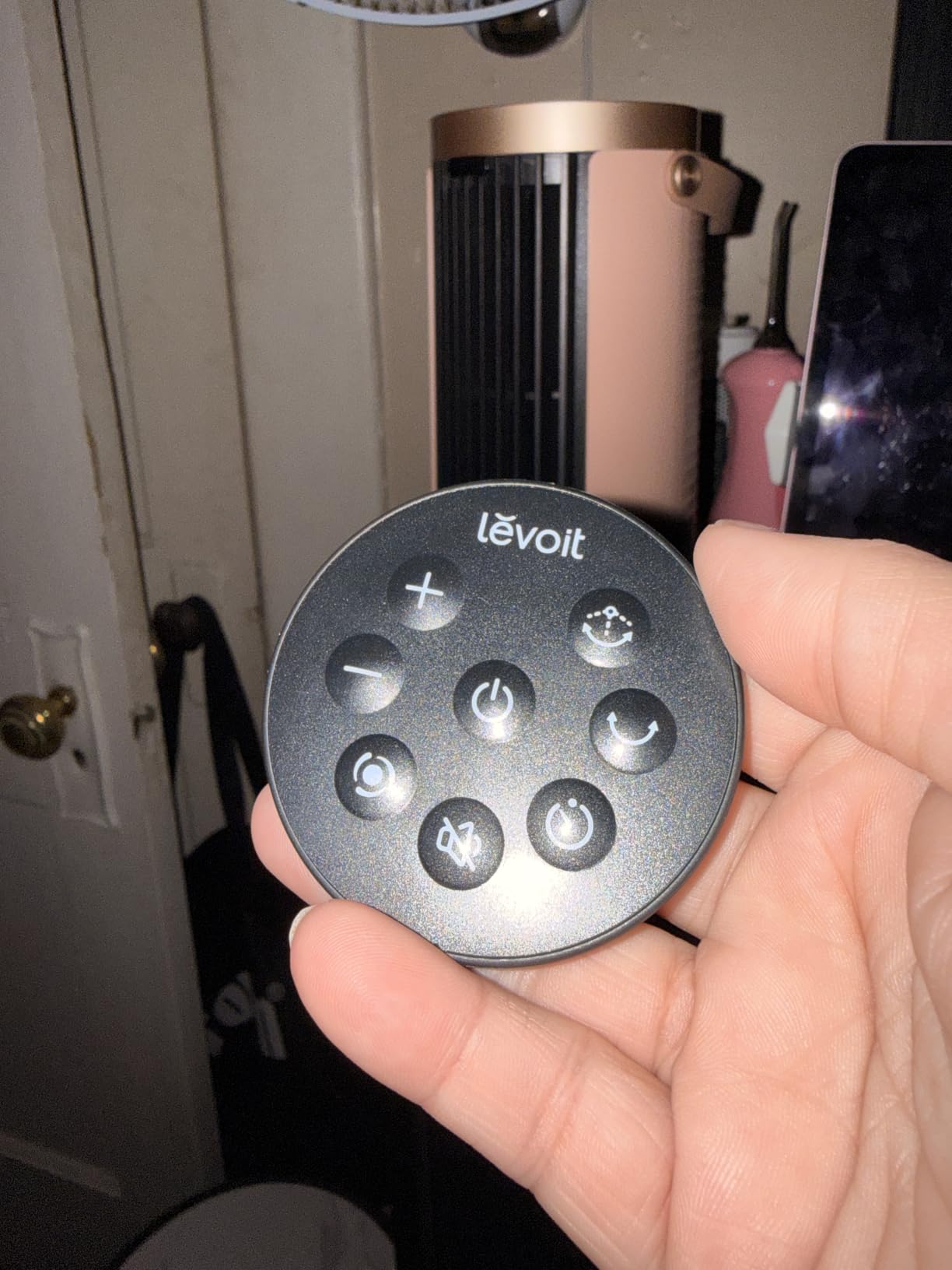 Levoit Tower Fan for Bedroom, 20dB Quiet Desk Fan, Portable Fan with 23ft/s customer photo 2