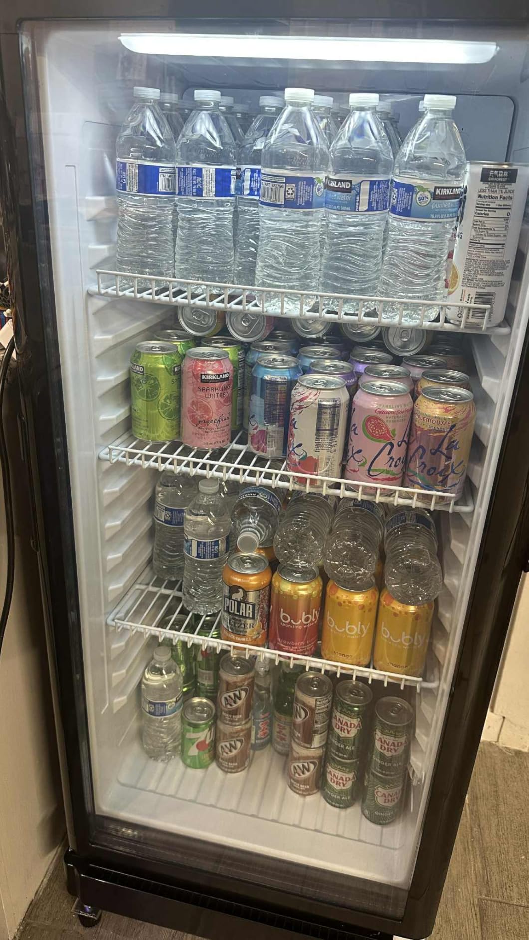 25 Cu.Ft Commercial Beverage Refrigerator, Double Glass Door customer photo 1