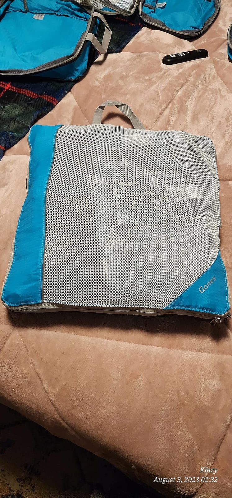 Gonex Compression Packing Cubes for Travel, Mesh Bags Luggage Organizers customer photo 1