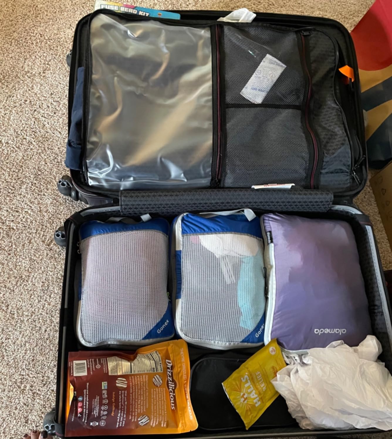 Gonex Compression Packing Cubes for Travel, Mesh Bags Luggage Organizers customer photo 2