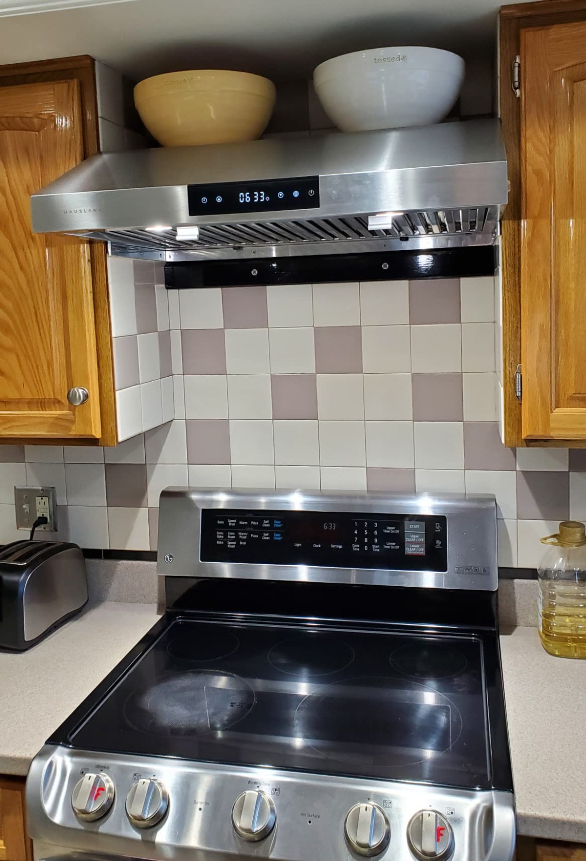 Hauslane Range Hood Under Cabinet 30 Inch Ducted 500-860CFM with Auto-Pilot customer photo 2