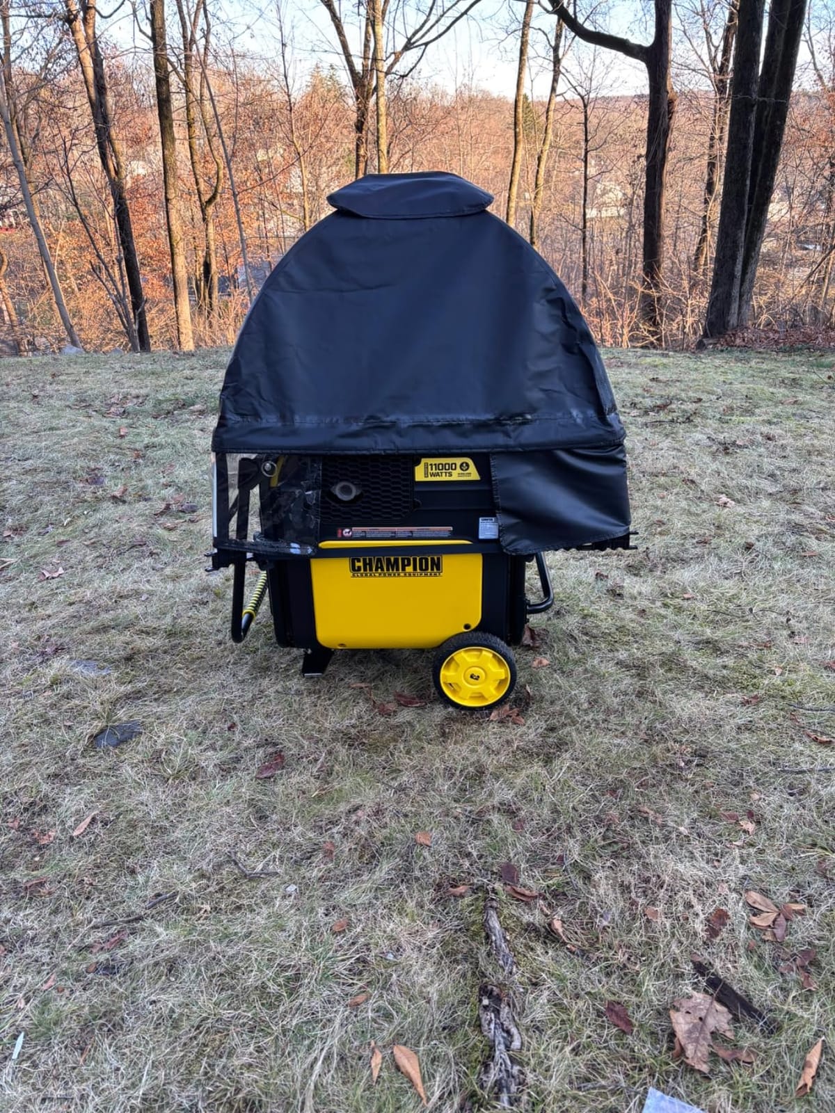 Champion 8500-Watt Remote Start Tri Fuel Portable Inverter Generator customer photo 2