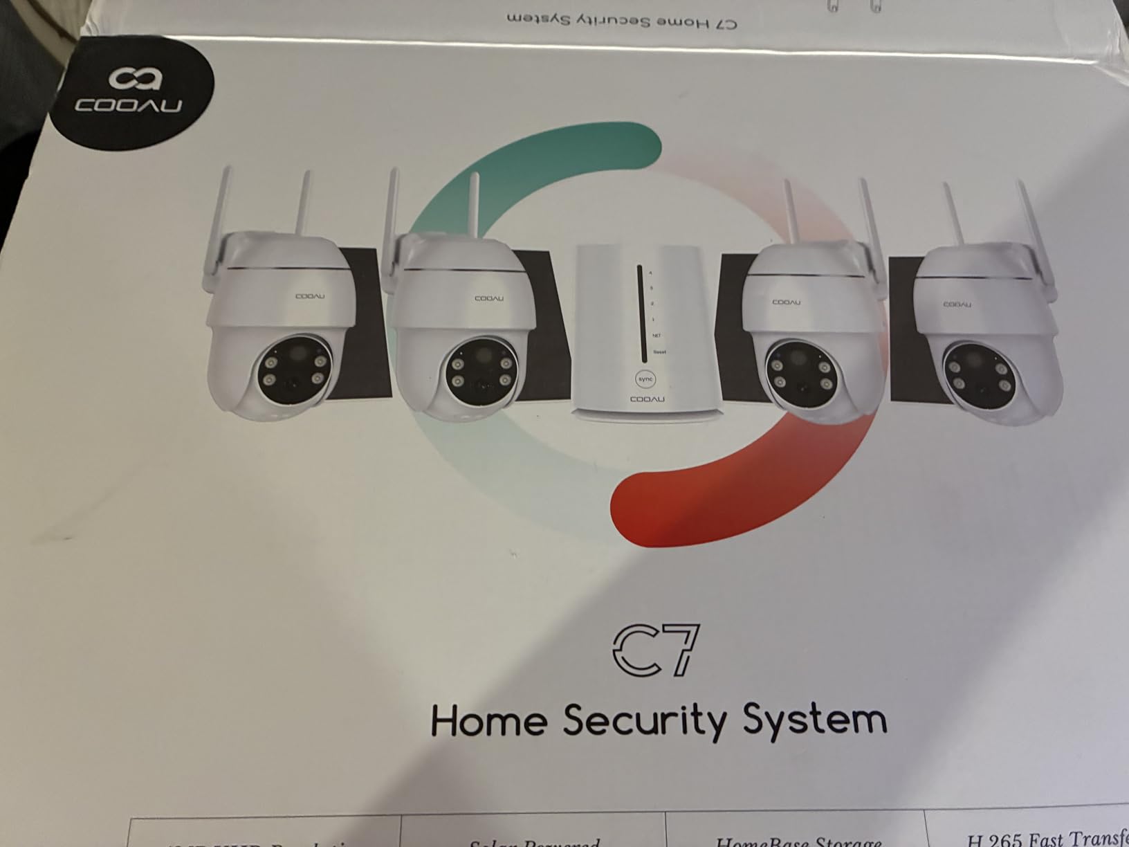 COOAU 2.5K/4MP Solar Security Cameras Wireless Outdoor, 64GB Local Storage customer photo 2