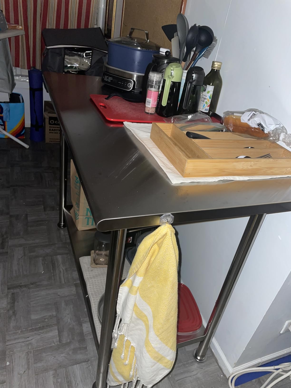 Atelicf NSF Stainless Steel Prep Table 24X60 inch with Backsplash customer photo 2