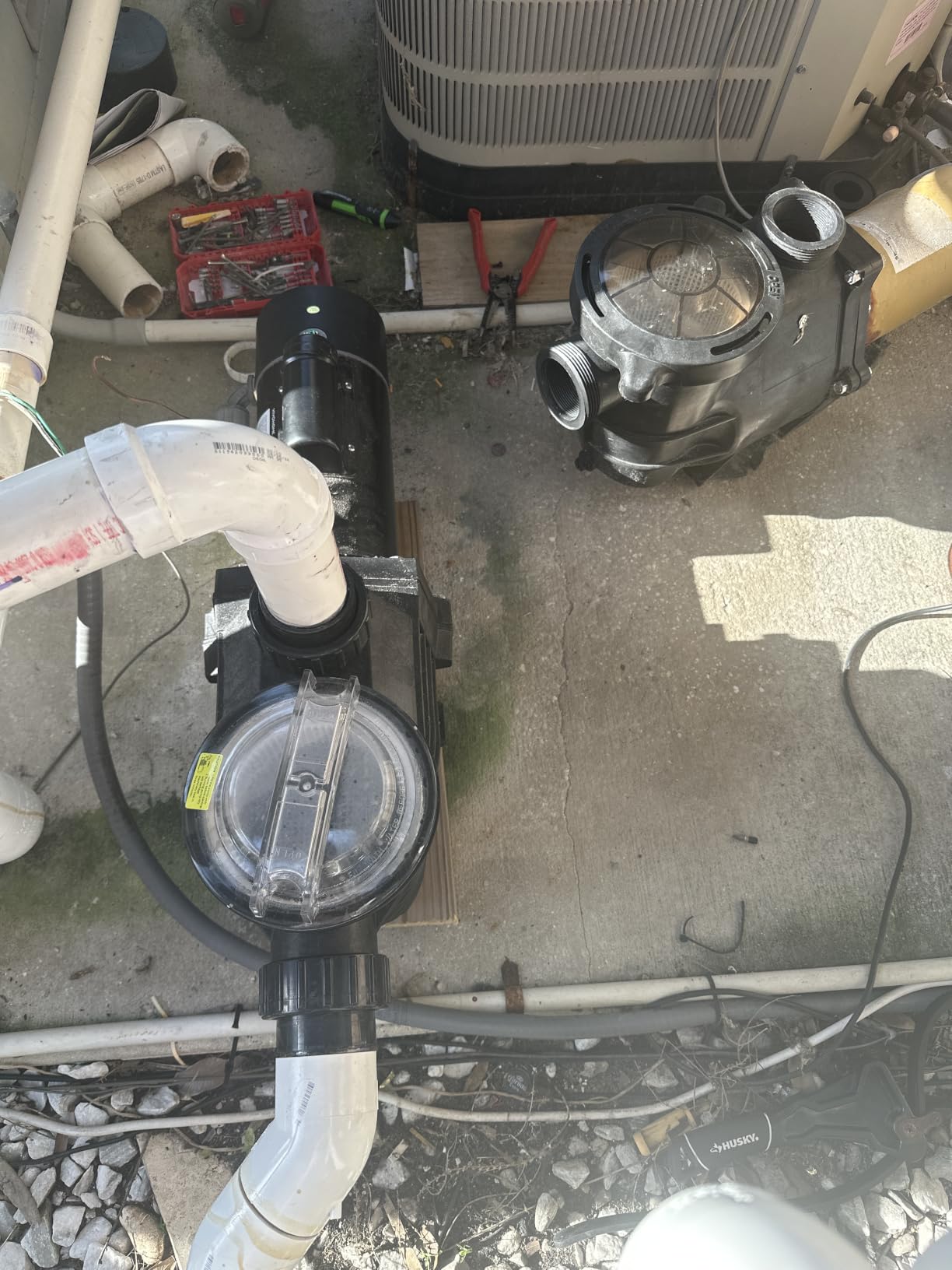 VIVOHOME 1.5HP Pool Pump Dual Speed with Remote Timer 115V customer photo 1