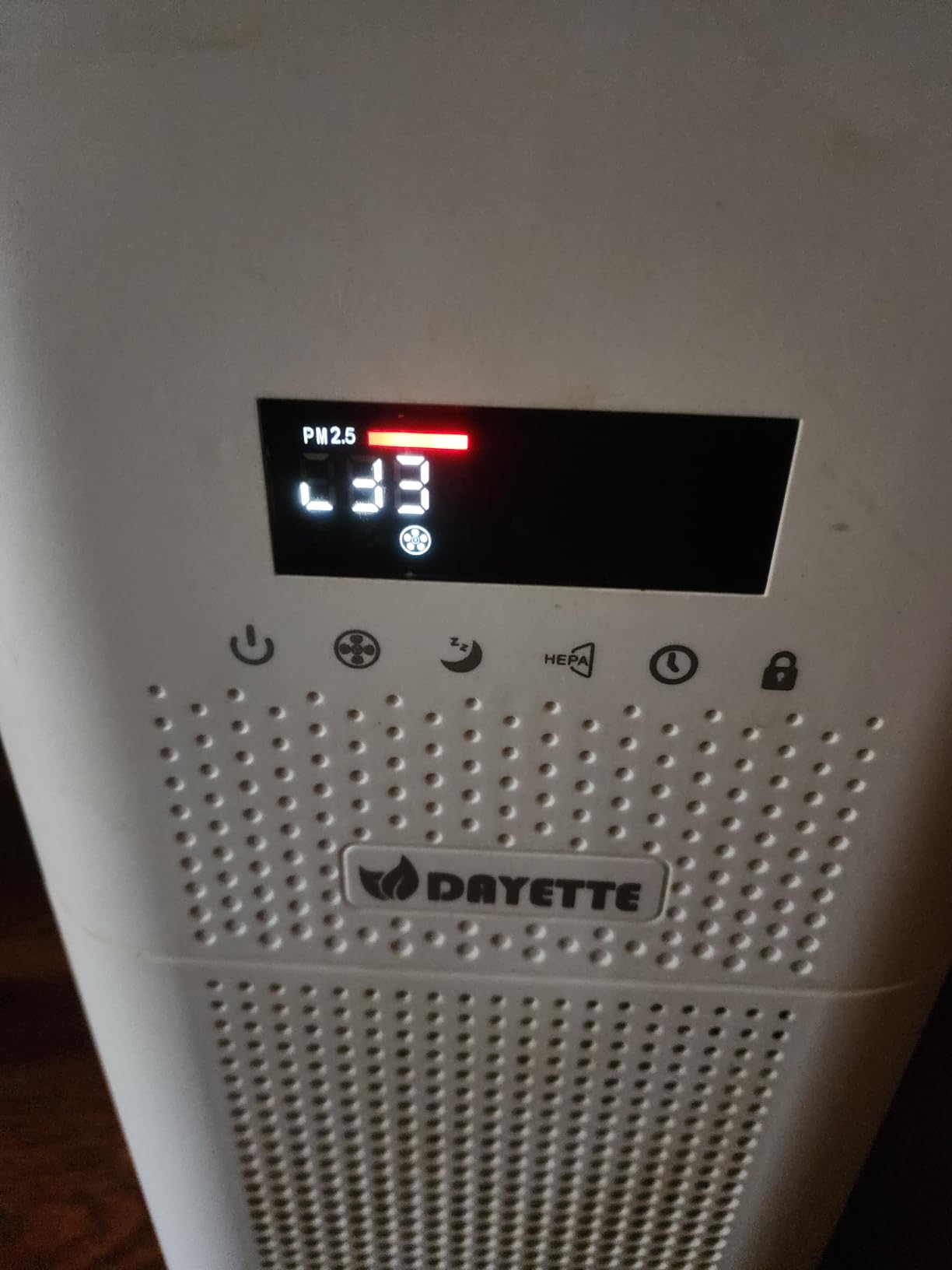 DAYETTE Air Purifiers for Home Large Room Up to 2400 Ft² with HEPA 14 Filter, Pet Air Purifier with Washable Prefilter for Bedroom with Fragrance, Air Cleaner for Smoke Dust Pets Hair Odor, White customer photo 1