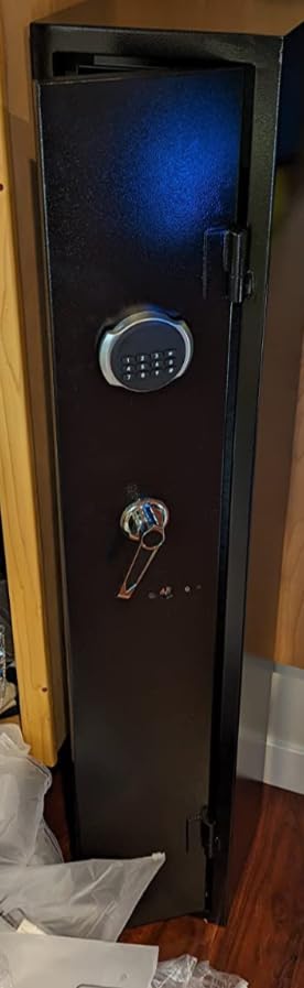 2-3 Gun Safe, safe for rifles and pistols, Digital Access Safe (02 - Black, 2-3 guns) customer photo 1