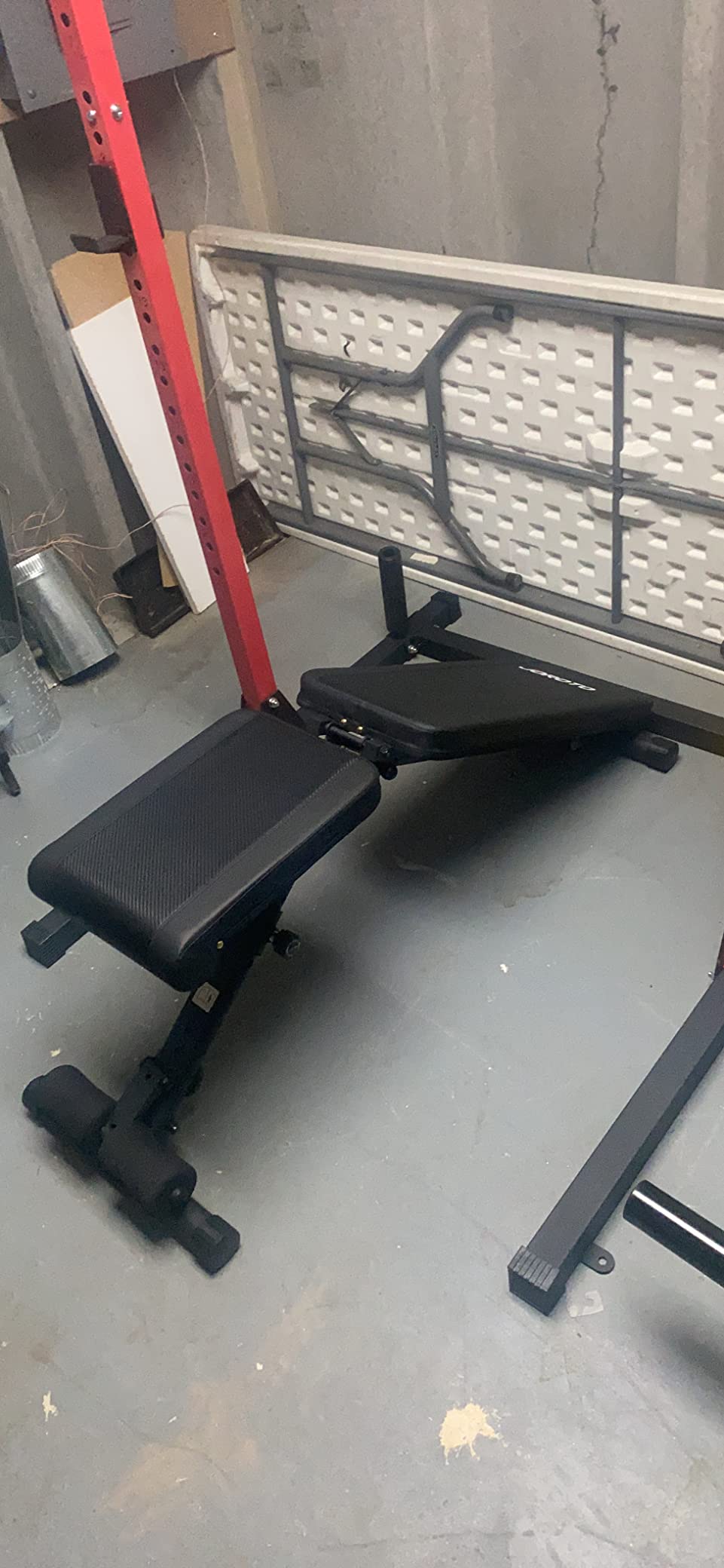 JOROTO Adjustable Weight Bench, Foldable Incline Decline Flat Workout Bench customer photo 2