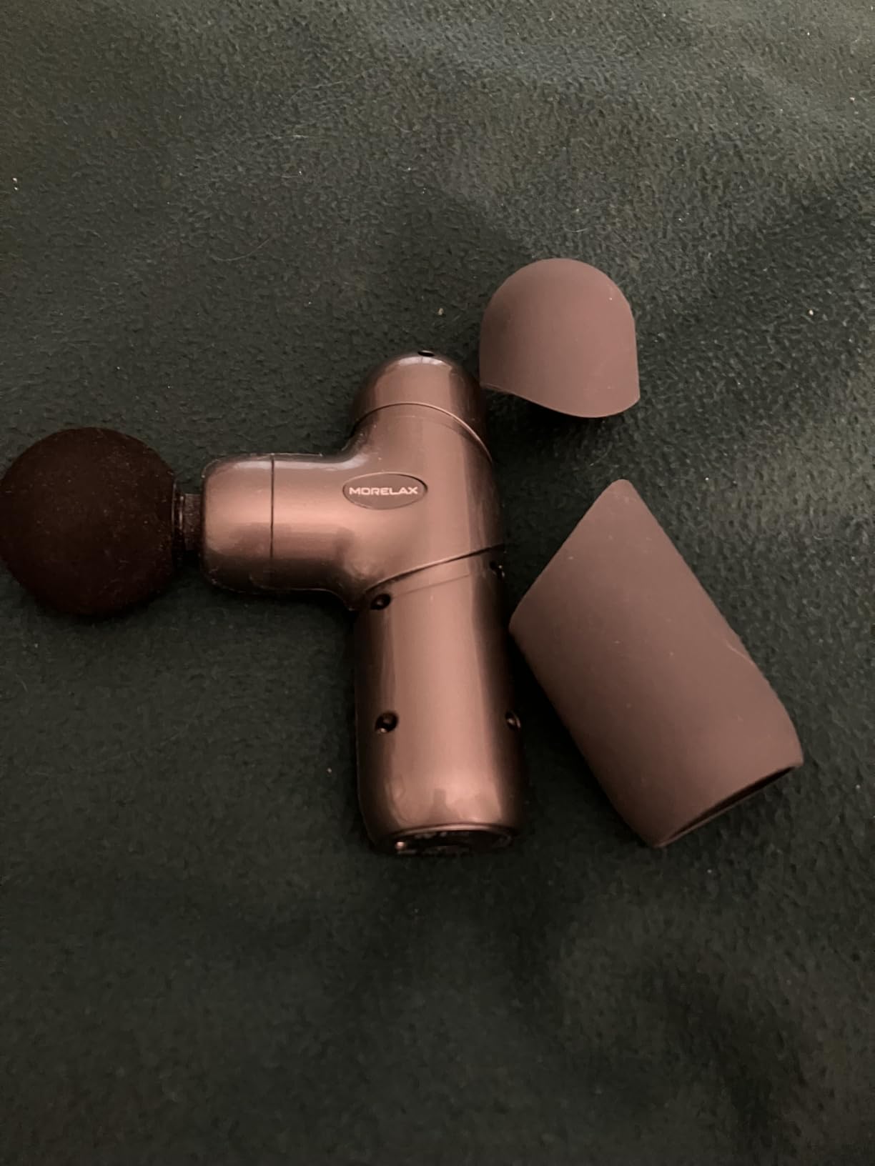 cotsoco Mini Massage Gun, Deep Tissue Percussion Muscle Massager, Compact Portable Handheld Massager with 6 Heads & 4 Speeds, Quiet for Home, Gym, Office, Travel, Gift for Men and Women customer photo 1