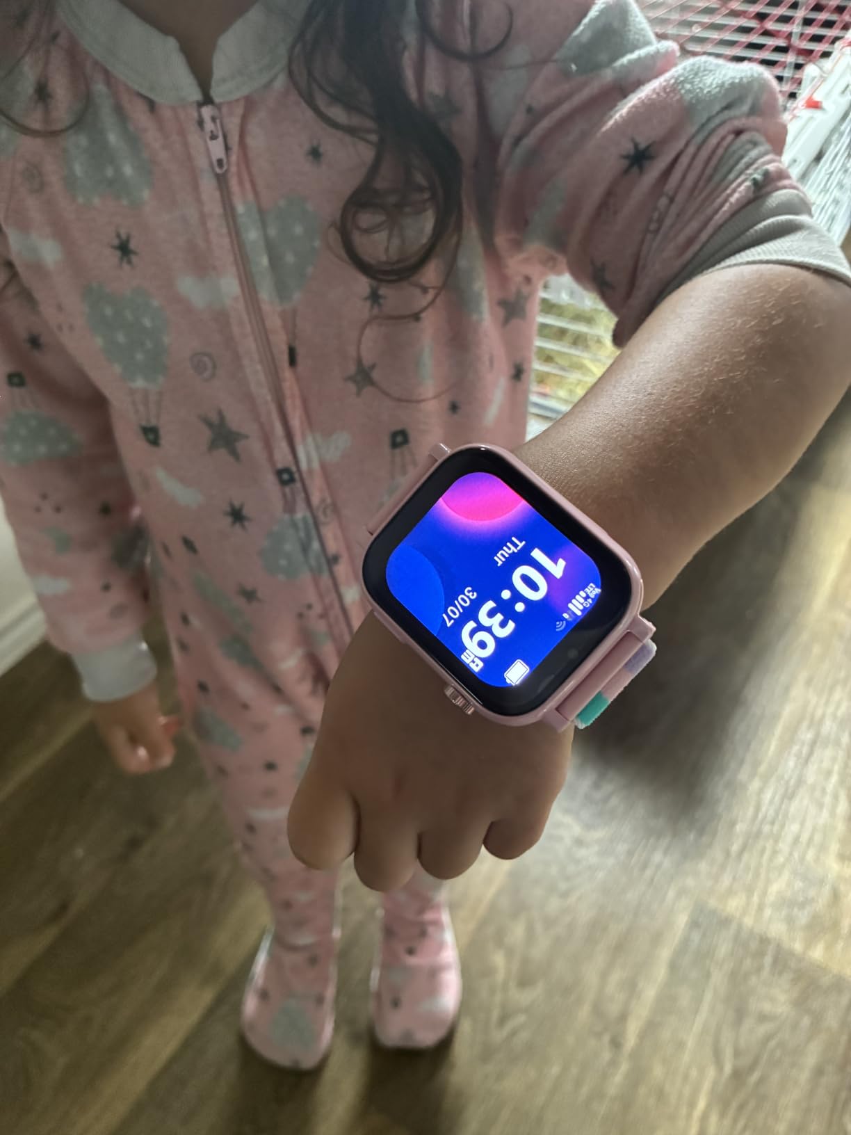 4G Kids Smart Watch for Boys Girls with GPS Tracker, SOS, Two Way Call Video Calling Voice Chat,School Mode, Alarm Clock,Safe Zones,Pedometer,Stopwatch,Games Children Smartwatch for 4-12 (4G Blac) customer photo 2
