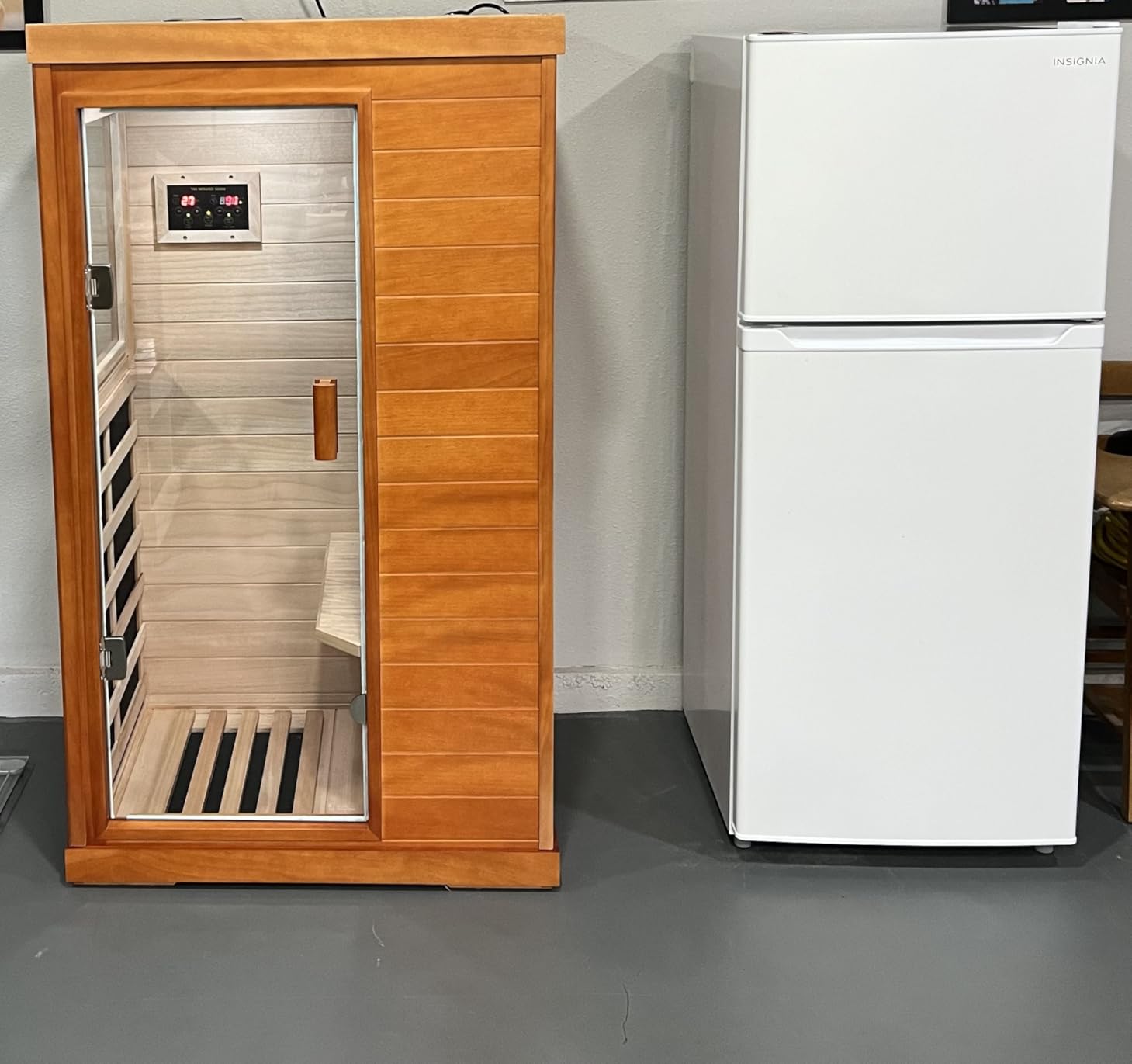 Barrel Steam Sauna Outdoor 4-6 Person 9KW Heater for Backyard Patio Deck customer photo 2