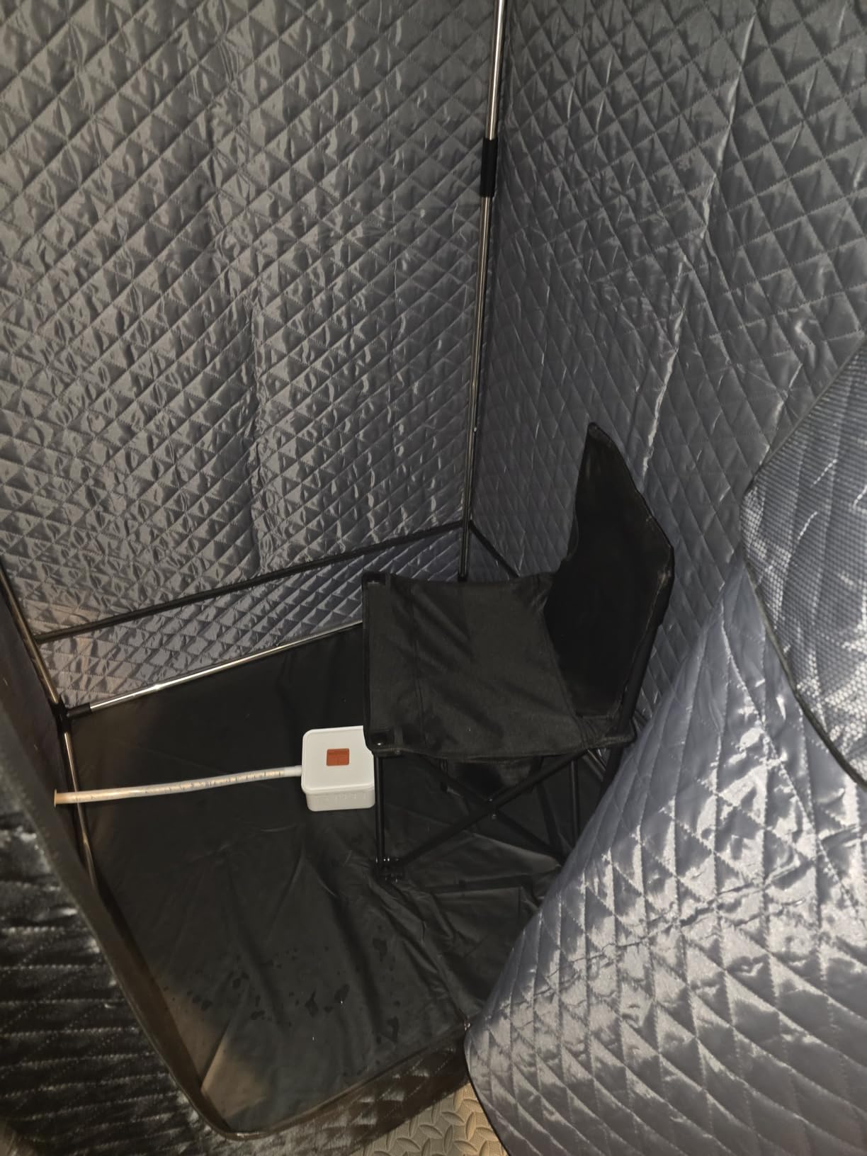 KASUE Infrared Sauna Tent with 3L Steamer, for Home customer photo 2