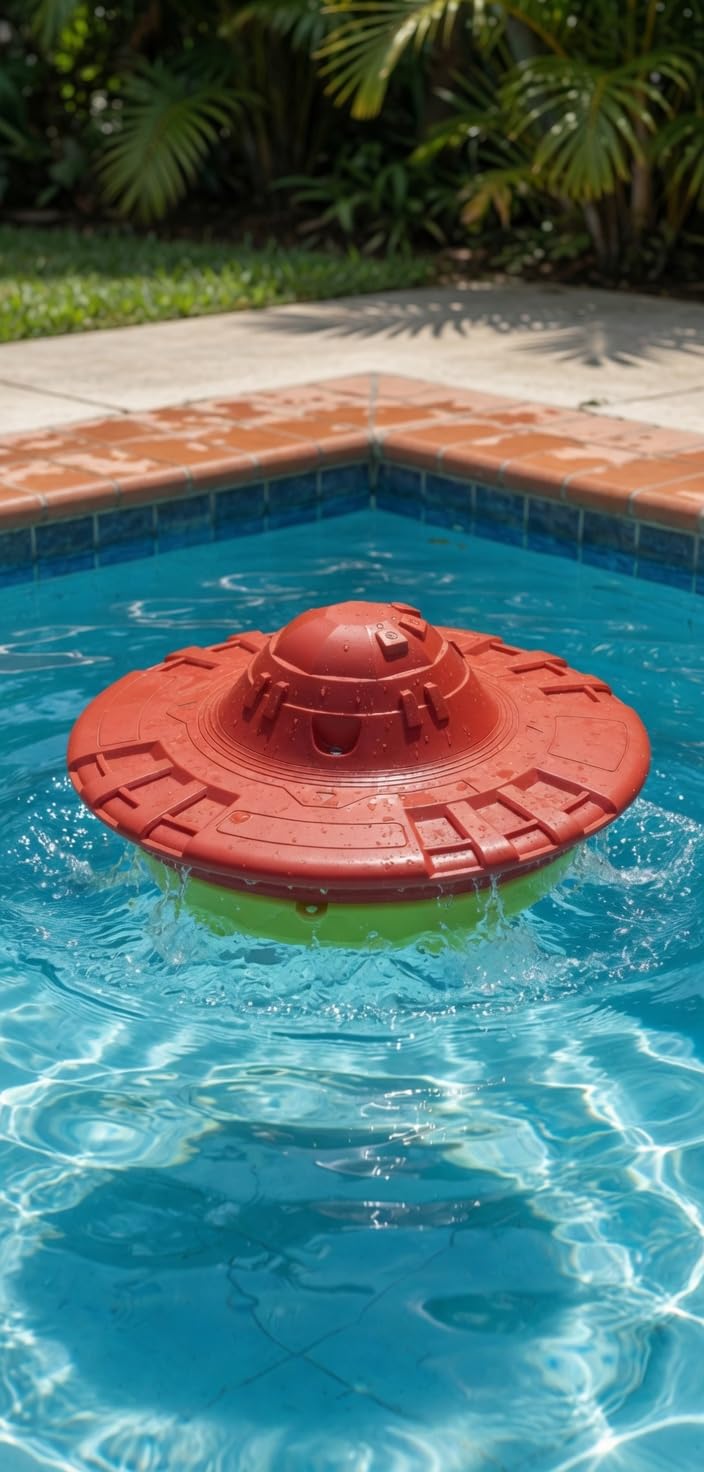 Pool Alarm with Indoor Receiver, 110dB Ultra Loud Floating Alarm for Inground & Above Ground Pools, Adjustable Sensitivity for Backyard Water Safety with Children & Pets, Navy-Black customer photo 2