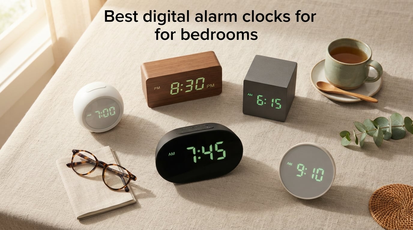 Best digital alarm clocks for bedrooms