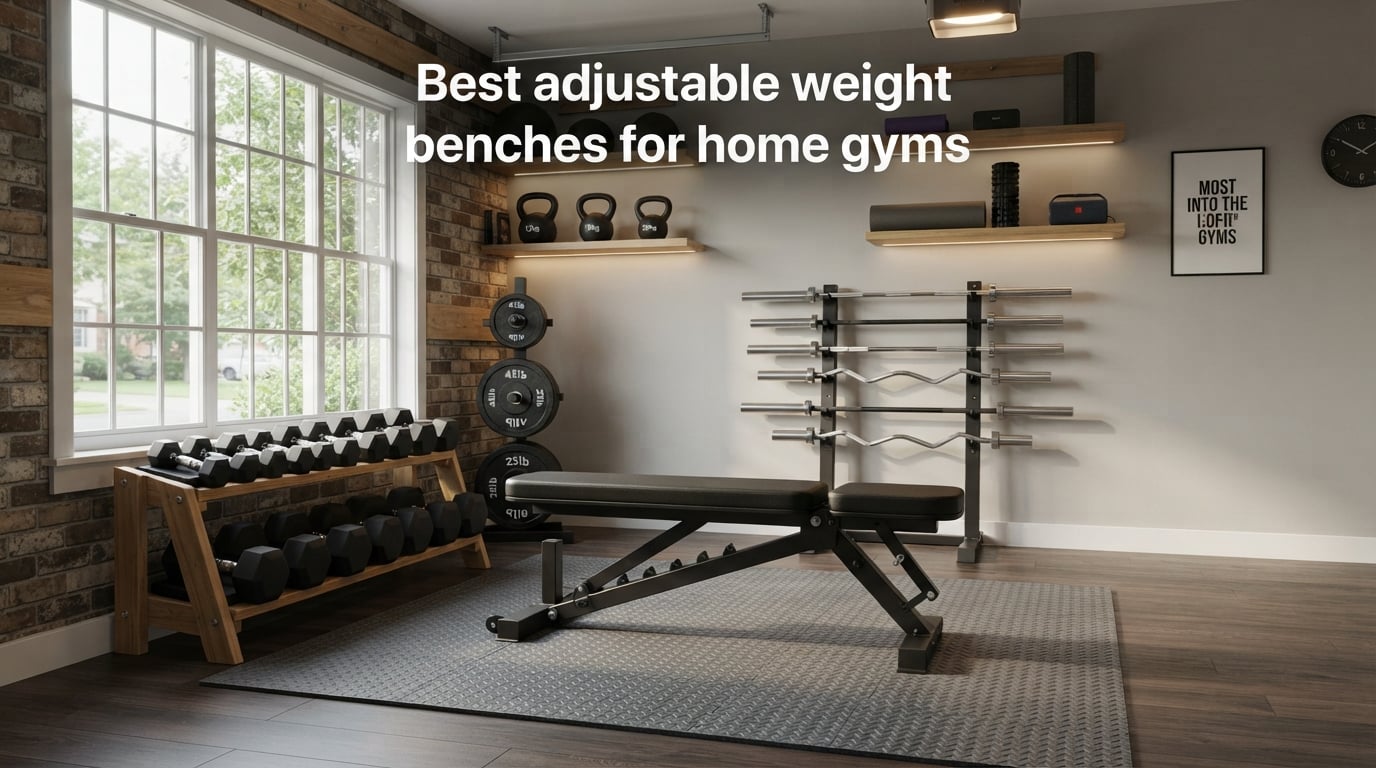 Best adjustable weight benches for home gyms