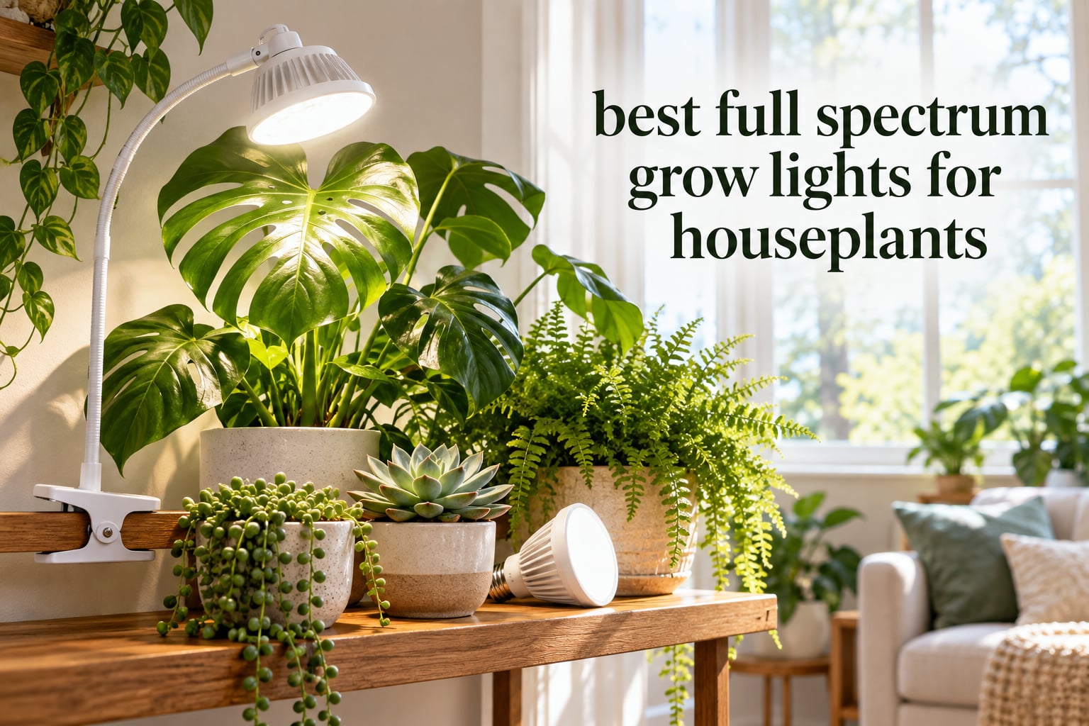 best full spectrum grow lights for houseplants