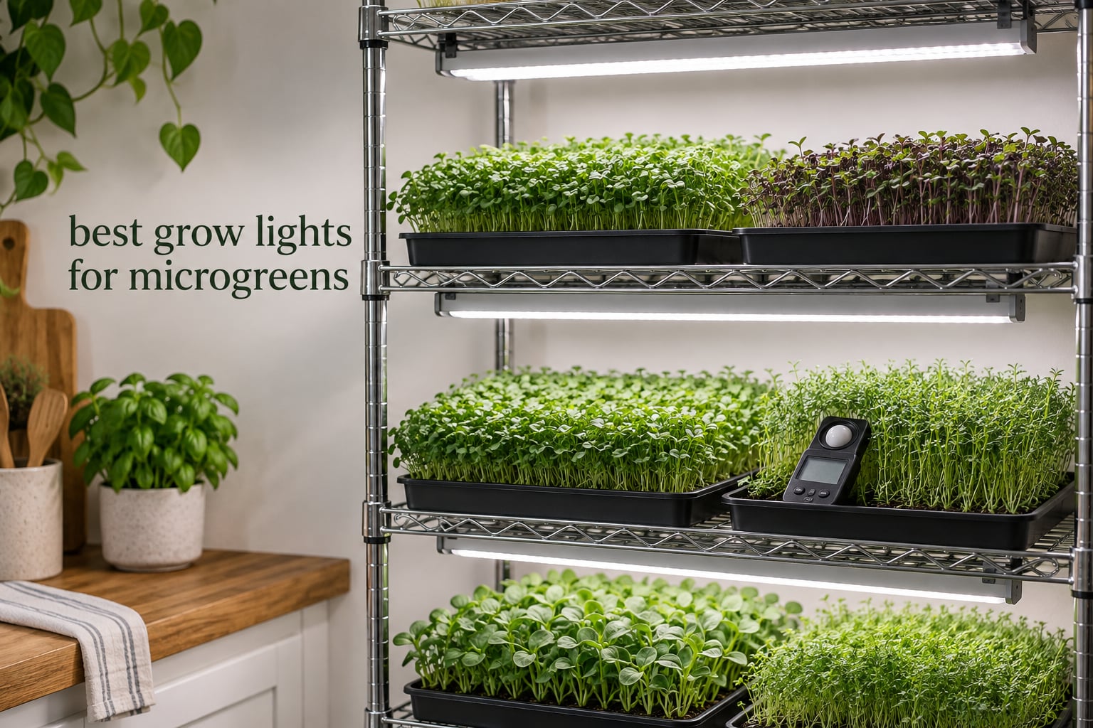 best grow lights for microgreens