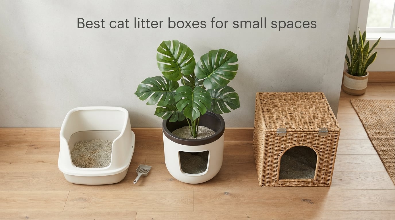 Best cat litter boxes for small spaces