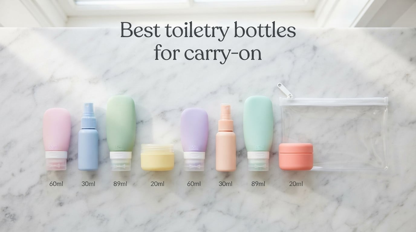 Best toiletry bottles for carry-on