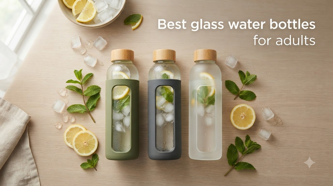 Best glass water bottles for adults