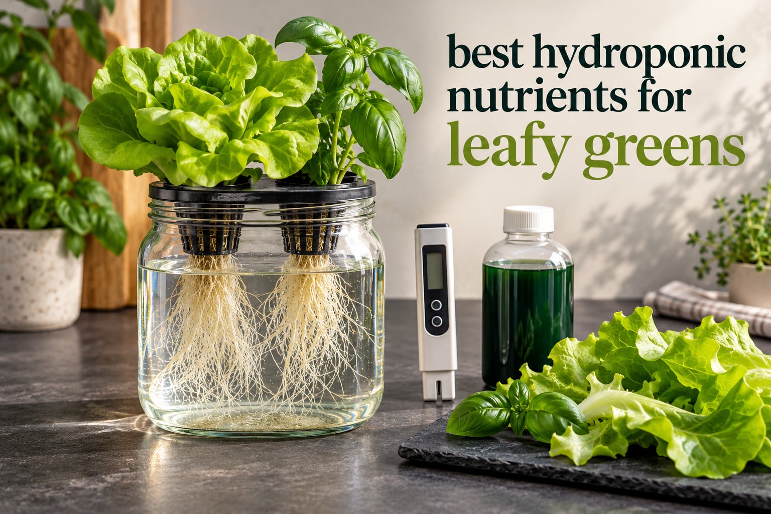 best hydroponic nutrients for leafy greens