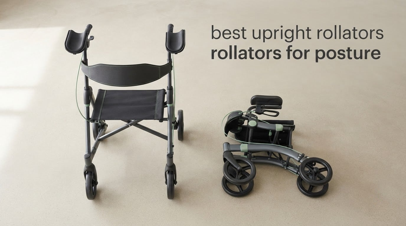 best upright rollators for posture