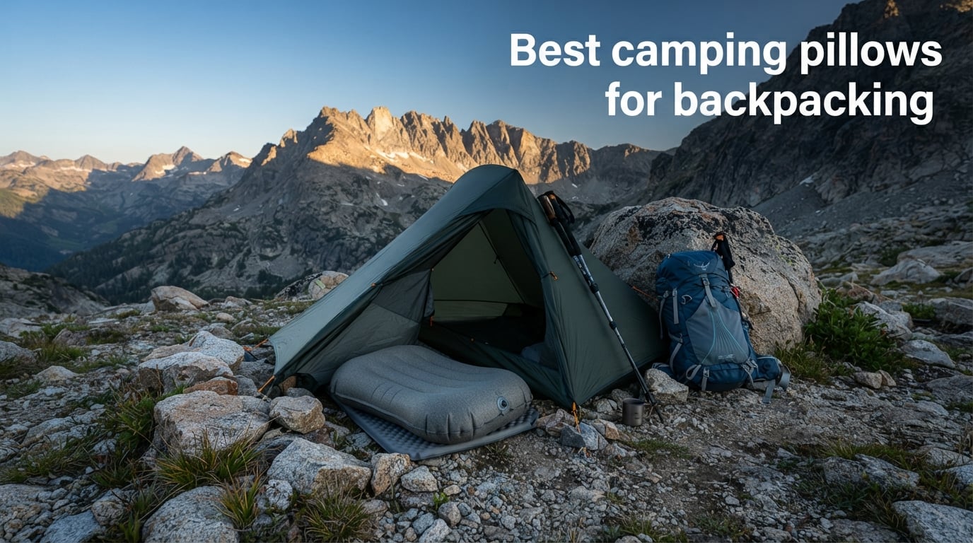Best camping pillows for backpacking