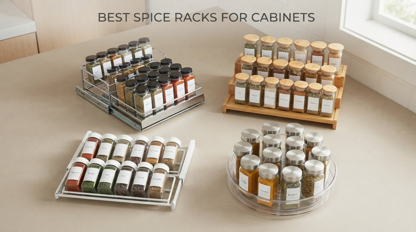 Best spice racks for cabinets