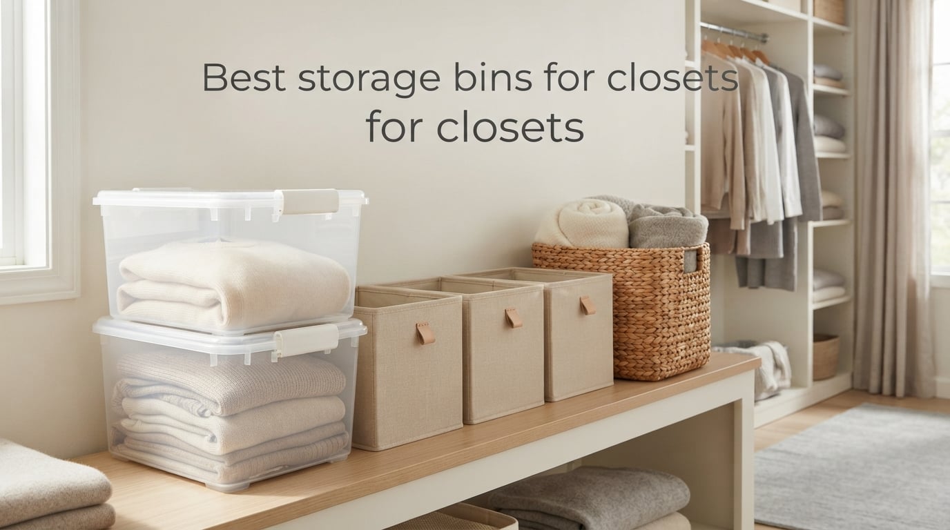 Best storage bins for closets