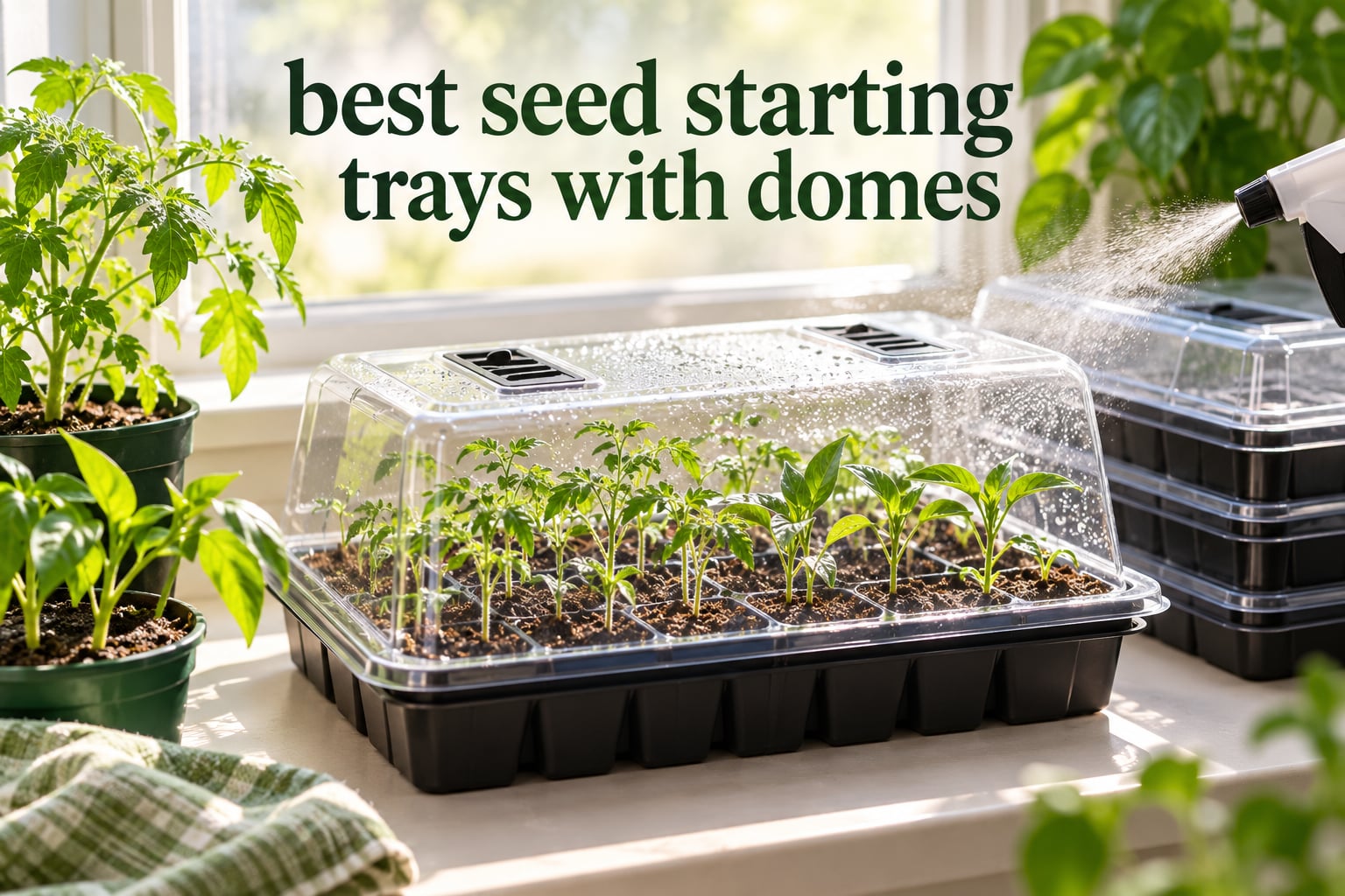 best seed starting trays with domes