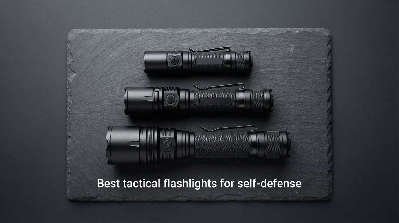 Best tactical flashlights for self-defense