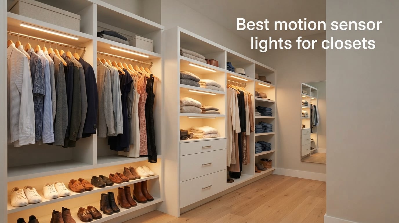 Best motion sensor lights for closets