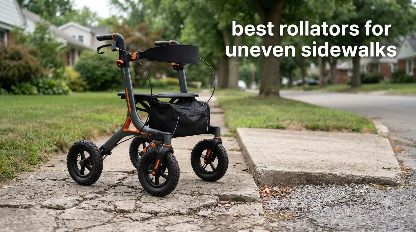 best rollators for uneven sidewalks