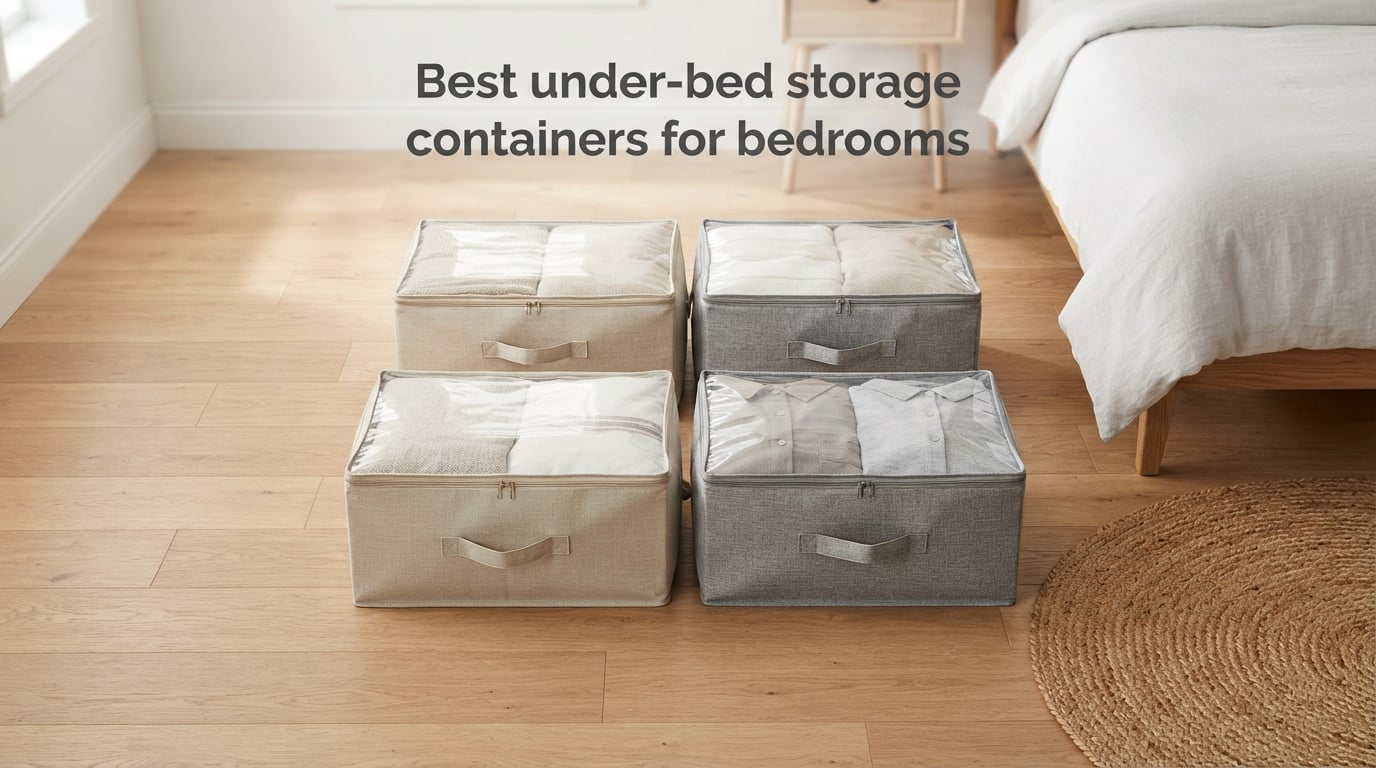 Best under-bed storage containers for bedrooms