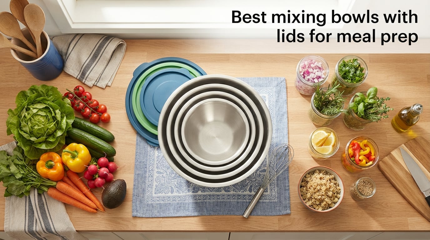 Best mixing bowls with lids for meal prep